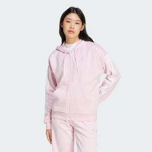 New With Tags adidas Women's Light Pink Zip-Up Hoodie